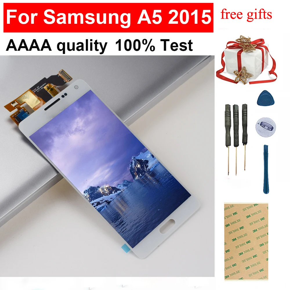 ЖК дисплей A500F для Samsung Galaxy A5 2015 A500 A5000 A500FU A500M A500Y A500FQ дигитайзер сенсорного экрана +