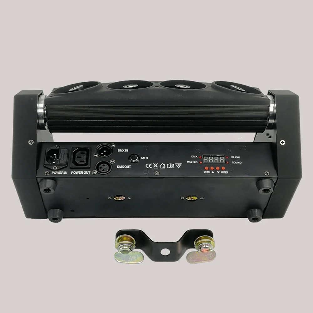 4 шт./RGB Полноцветный лазерный светильник паук dmx сценический dj толстый линейный