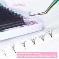 yelix matte easy fan lashes easy fanning eyelash extensions soft faux cils volume russe natural mink eyelashes individual