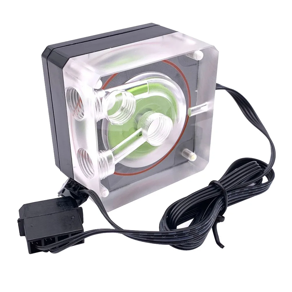 ПК Вентилятор Легкая установка компьютерная база G1/4 нитки низкий уровень шума ЦП