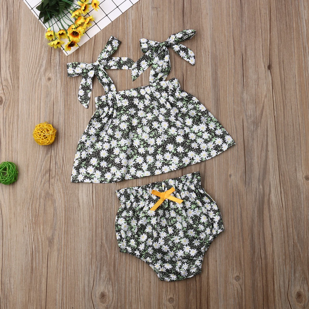 Детская летняя одежда 2019 для маленьких девочек платье без рукавов на бретельках