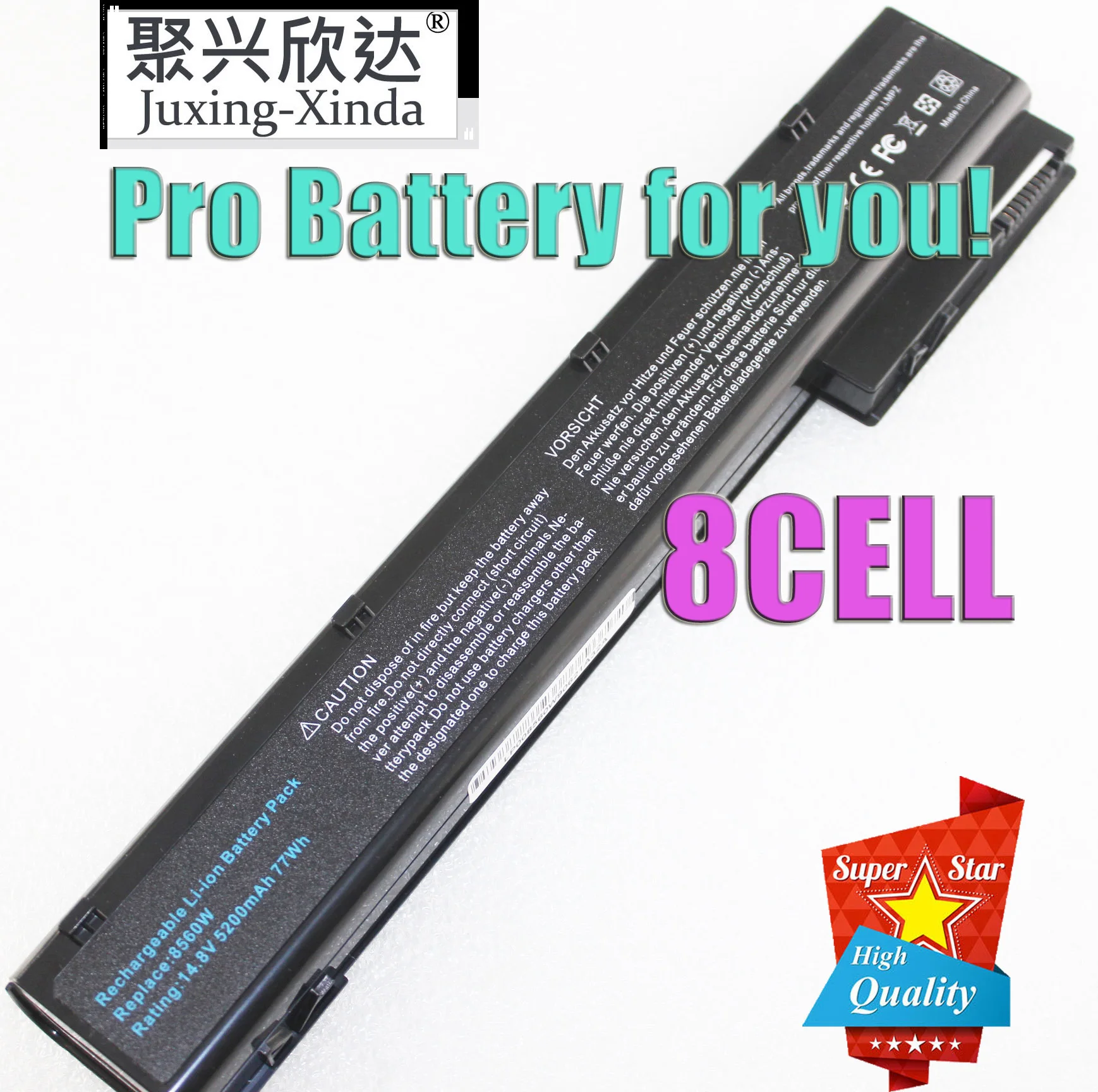 Аккумулятор для HP EliteBook 8 ячеек 5200 мАч 14 в VH08 VH08XL 8560 Вт 8570 8760 8770 632425 632427 001