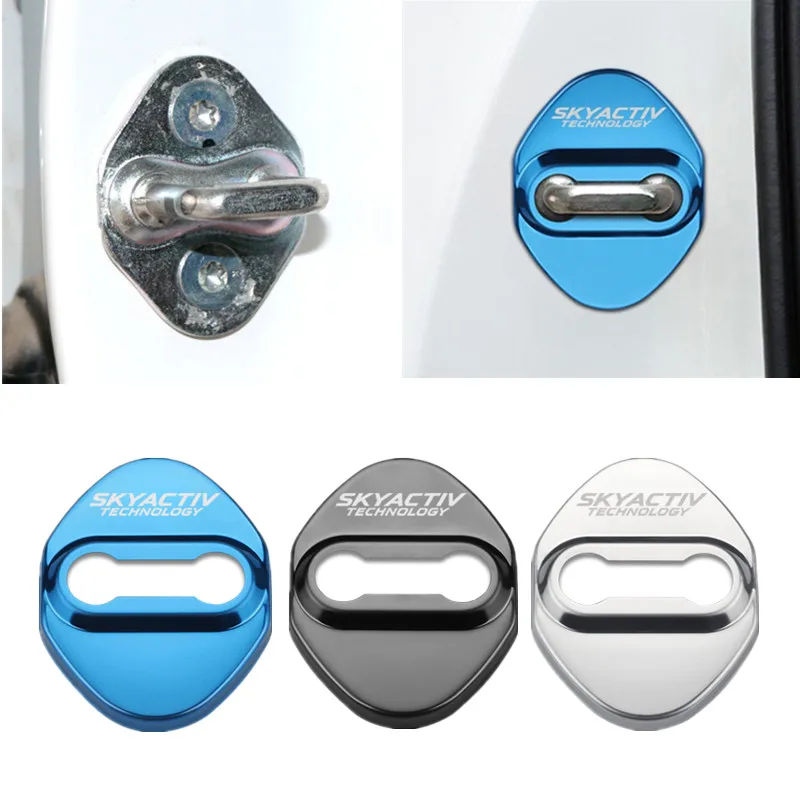 Автомобильный Стайлинг 4 шт. крышка дверного замка автомобиля Авто эмблемы для