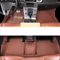 lsrtw2017 leather car floor mat for volvo xc70 v70 2008 2009 2010 2011 2012 2013 2014 2015 2016 rug carpet interior accessories