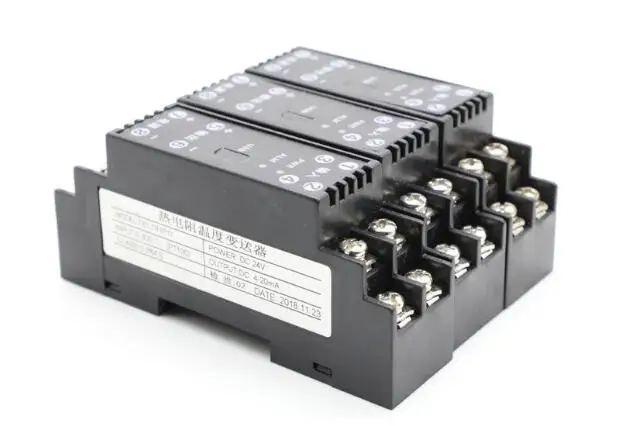 Термостойкость PT100 CU50 преобразователь температуры сигнальный изолятор 4 20mA