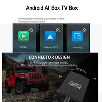 android ai box youtube netflix spotify display google maps online navigation androidauto vehicle entertainment usb type c port