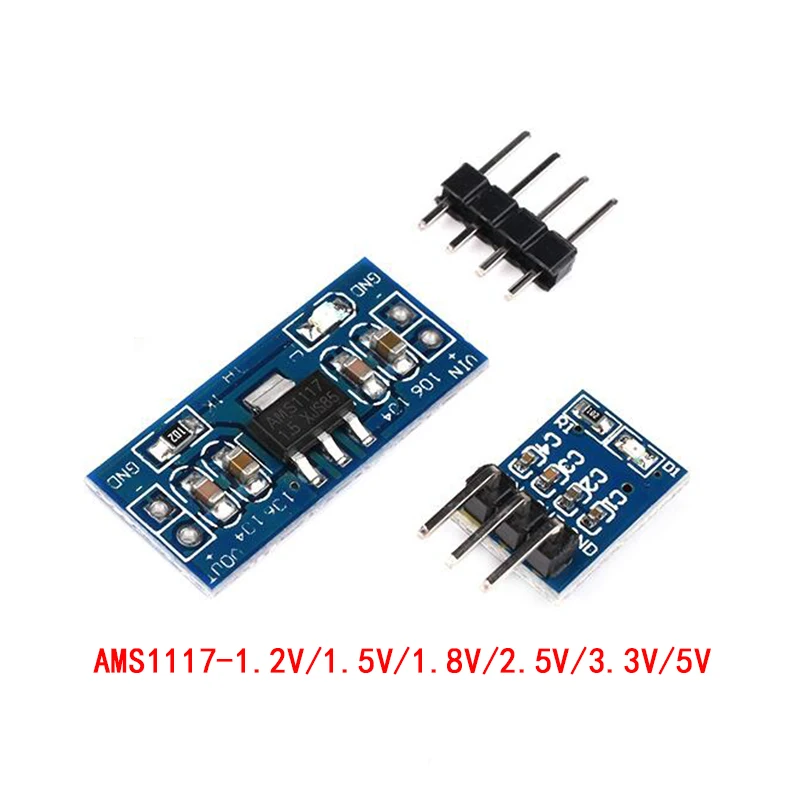 5 шт./лот AMS1117 1 2 V 8 3 5V блок питания 5.0V модуль 3.3V|Интегральные схемы| |