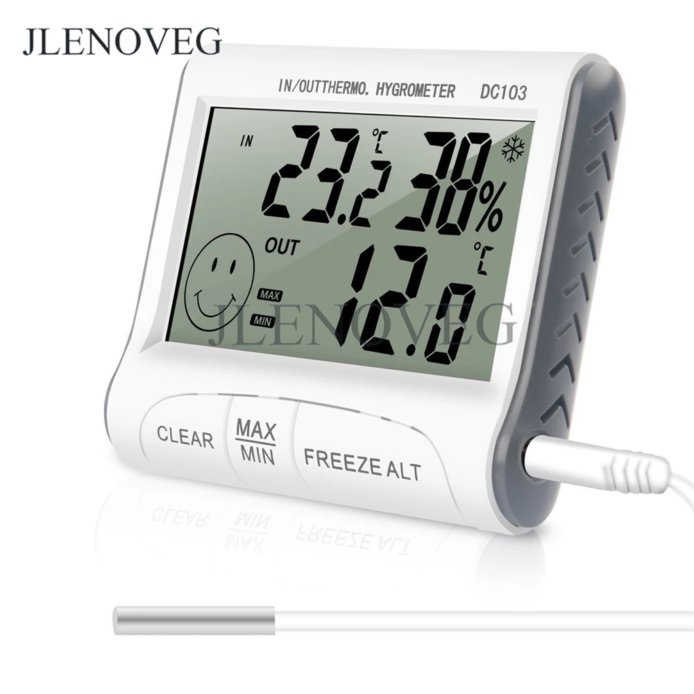 Электронный тестер температуры и влажности с ЖК-дисплеем цифровой измеритель