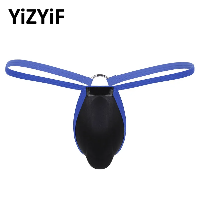 Для мужчин бикини стринги Нижнее белье с низкой талией U Форма дуга Чехол Т