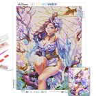 Алмазная живопись Аниме Картина сексуальной девушки 5D Сделай Сам полностью Алмазная мозаика вышивка крестиком наборы Рождественский домашний декор квадраты