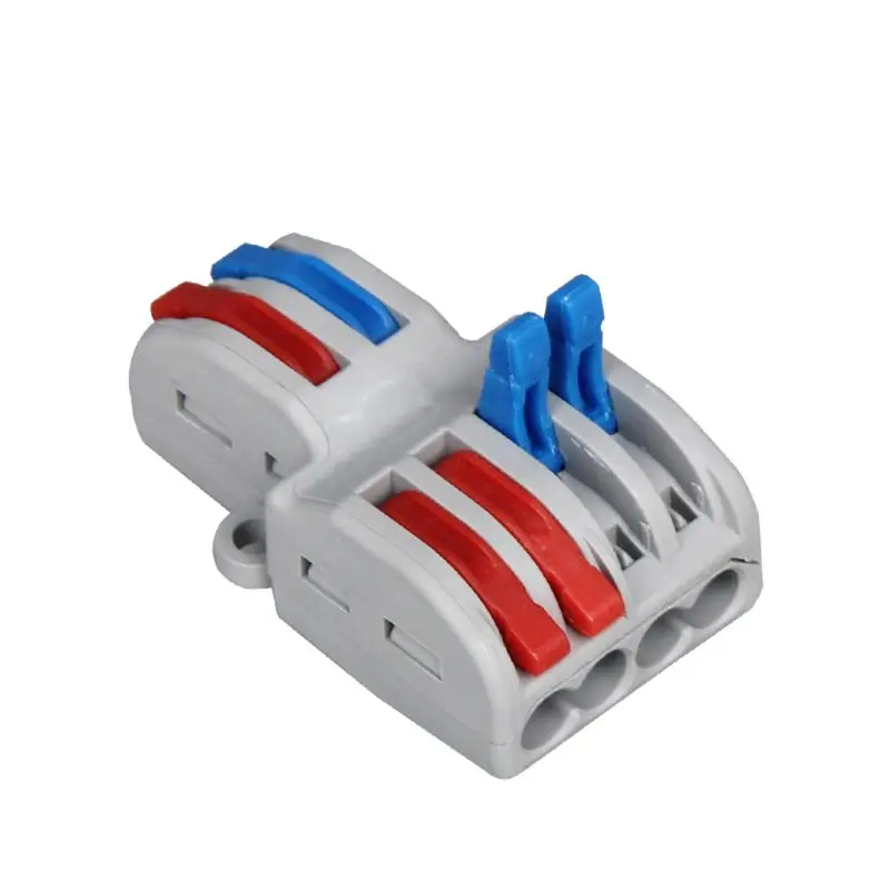 

5PCS SPL-42/62 2 In 4/6 Out Mini Quick Wire Connector Wiring Cable Connector