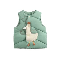 VIDMID Childrens cotton vest spring autumn winter infant new cartoon down cotton jacket kids childrens vest P5074