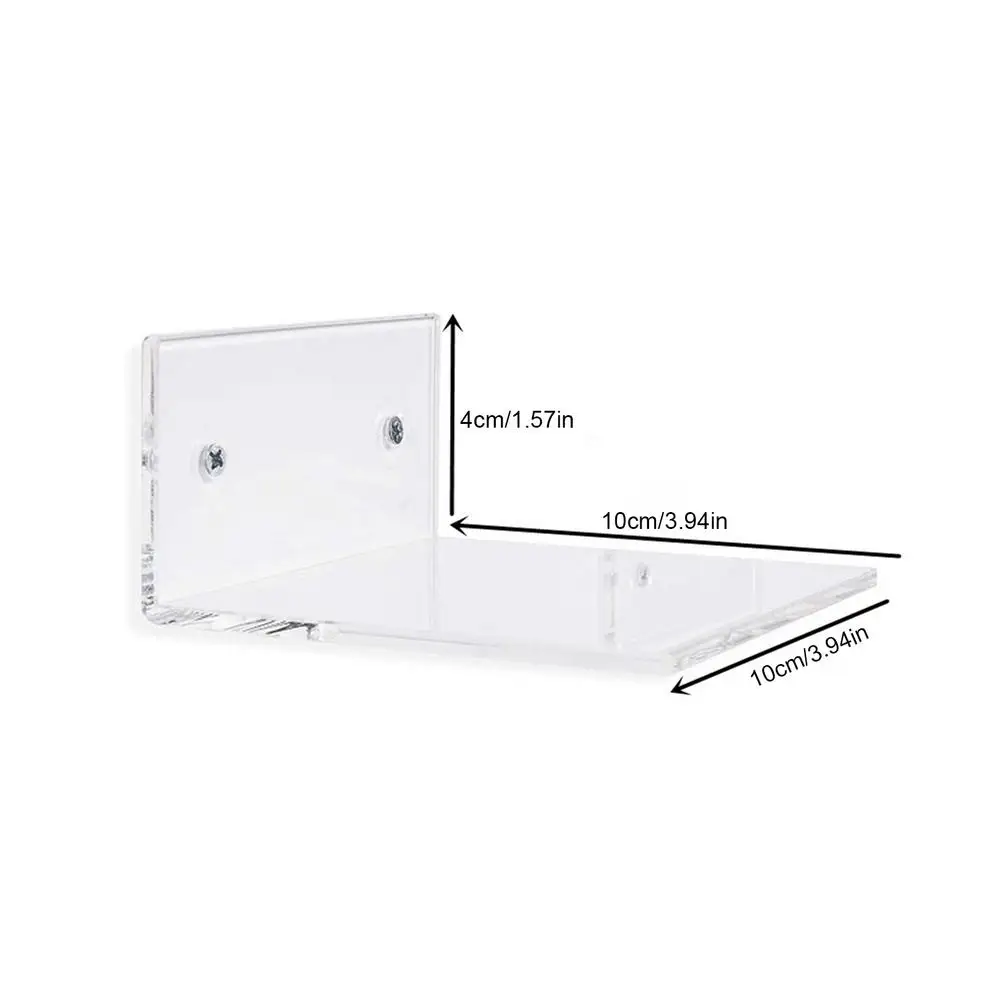 

Acrylic Floating Shelf Wall Mounted Display Shelf For Hand Soap For Bathroom Bedroom Kitchen Shelf Wall-mounted Display Rack