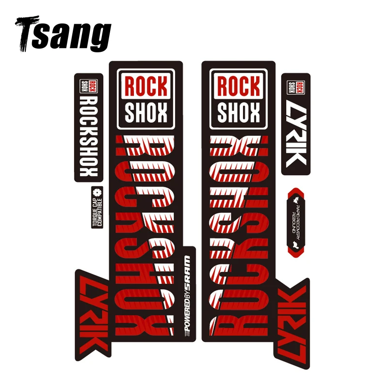 Наклейки ROCKSHOX на велосипед наклейки для защиты передней вилки горных и