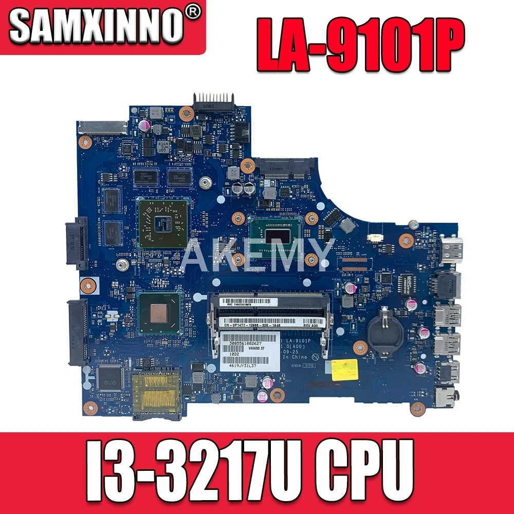SAMXINNO CN 042N57 42N57 для DELL INSPIRON 3521 5521 материнская плата ноутбука LA 9104P REV: 1 0 I3 3217U