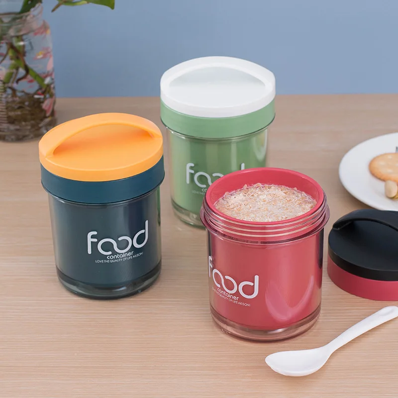 Японский пищевой контейнер Герметичный кухонный пластиковый для хранения милые