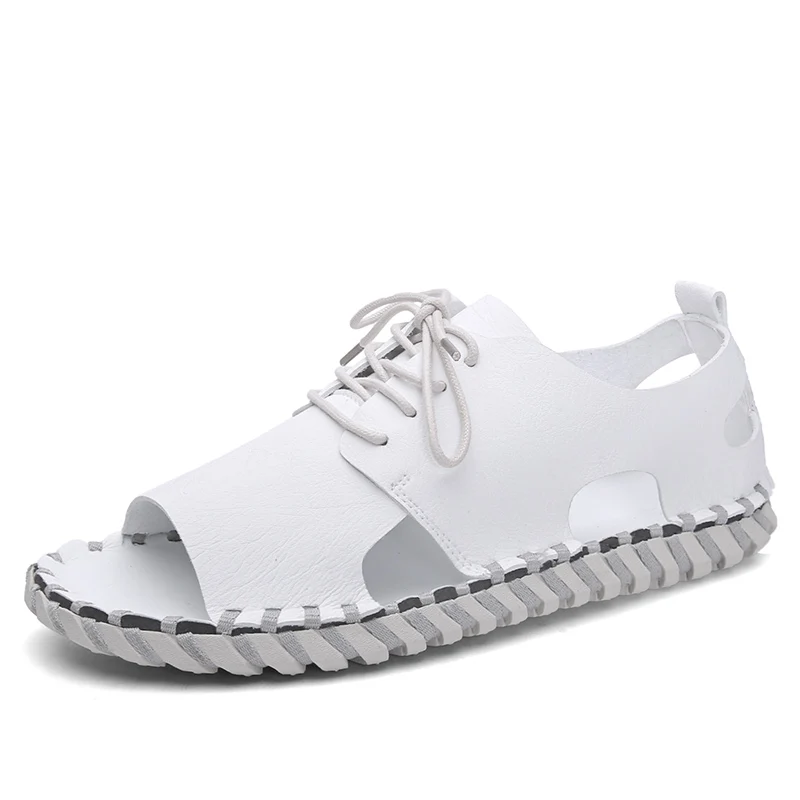 

Мужская Летняя обувь ete slide cuir sandalen, модная мужская рабочая обувь, мужская спортивная пляжная обувь, verano zandalias man