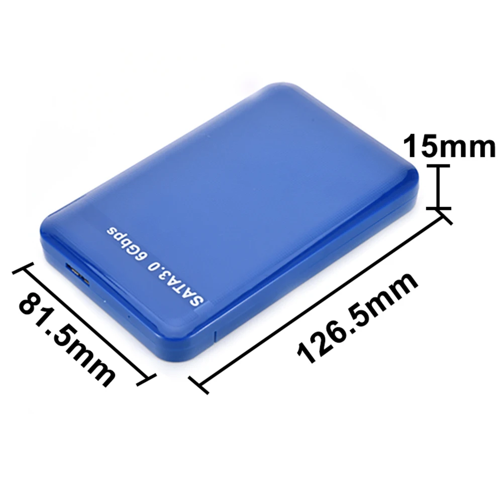 

VKTECH 2.5 inch USB3.0 to SATA 3.0 HDD Hard Disk Drive External Enclosure Case Box Support UASP HD External Hard Disk