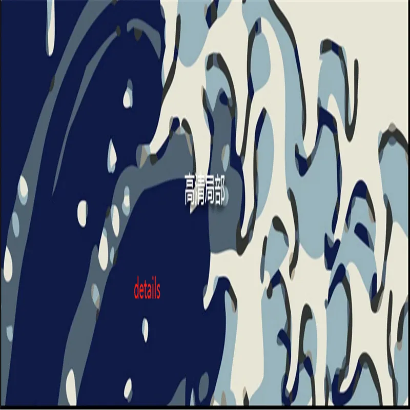 Japanese Ukiyo-e Big Waves HD Photo Wallpapers and Wind Background Wall Paper 3D for Japanese Cuisine Sushi Restaurant Decor