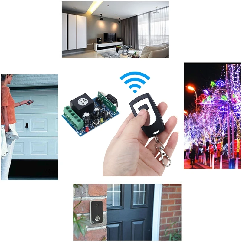 DC12V 1CH пульт дистанционного управления один выключатель света приемник модуль