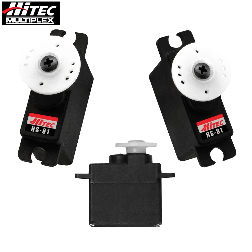 Микро Аналоговый сервопривод Hitec HS81 HS 81 12 мм 4 8 В 6 0 в с разъемом Futaba JR Airtronics для