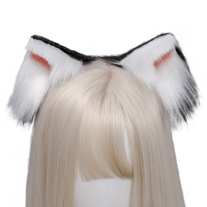 

Lovely Furry Plush Animal Beast Ears Hair Clip Anime Lolita Wolf Cat Cosplay Hairpins Halloween Party Costume Hair Accessories