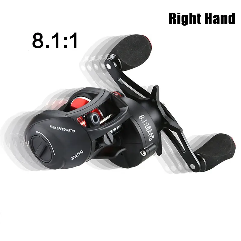 

Latest Fishing Reel 8kg Resistance 8.1:1 Gear Ratio High Speed Left Right Handed