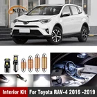 10 шт. для Toyota Rav4 RAV 4 RAV-4 2006- 2016 2017 2018 Canbus светодиодное освещение для салона автомобиля карта номерного знака супер яркий свет