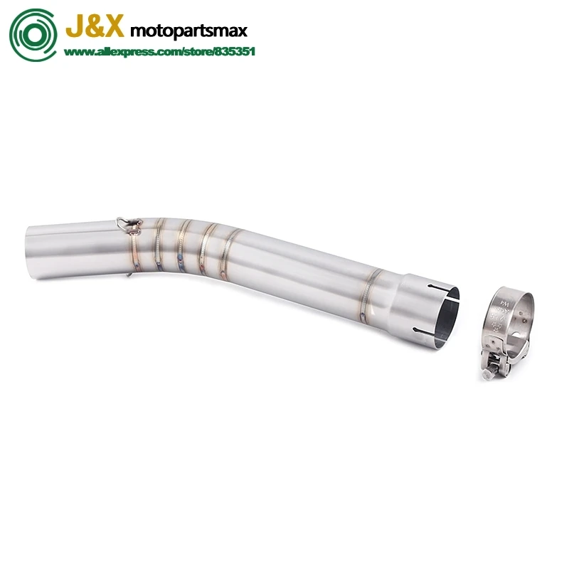 Мотоцикл из нержавеющей стали глушитель выхлопной трубы среднего звена без
