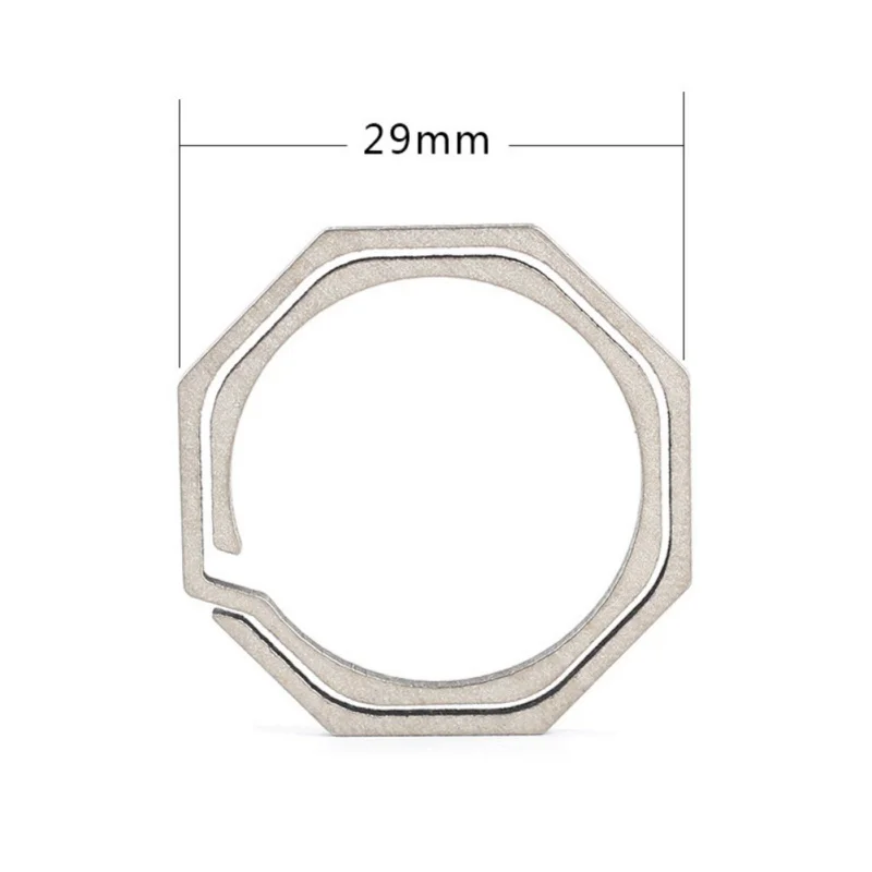1 pcs outdoor EDC Titanium Alloy Key Chain Buckle Carabiner Camping Climbing Bottle Opener Belt Clip Ring | Спорт и развлечения