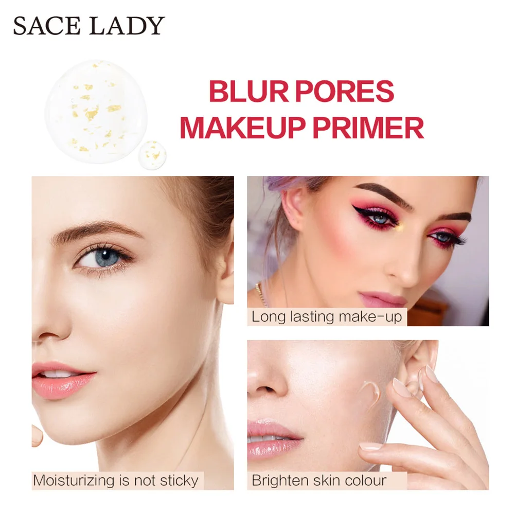 Newly SACE LADY Blur Primer Makeup Base Face Oil Control Matte Make Up Conceal Pores Foundation CLA88 | Красота и здоровье