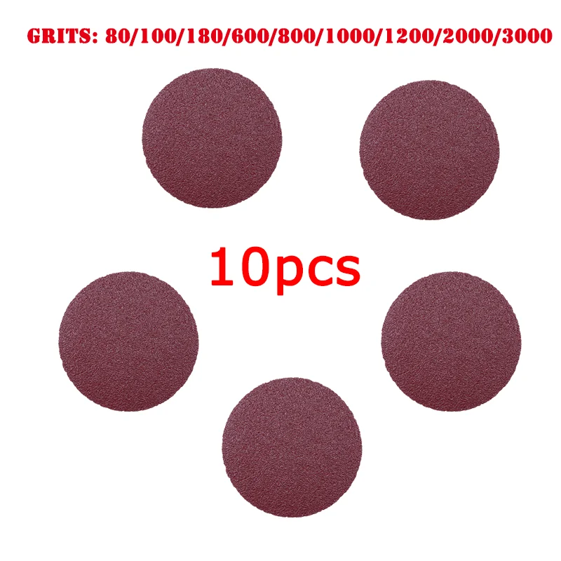 

10PCS High Quality Sanding Discs 75MM Grit 80-3000 Abrasives Round Sandpaper Sanding Paper Buffing Sheet for Polishing Tools
