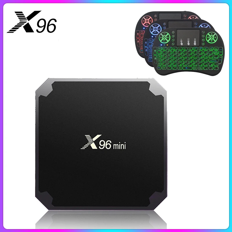 X96mini Android 9.0 X96 mini четырехъядерный Smart TV BOX ТВ Бокс S905W поддерживает 2.4G беспроводной