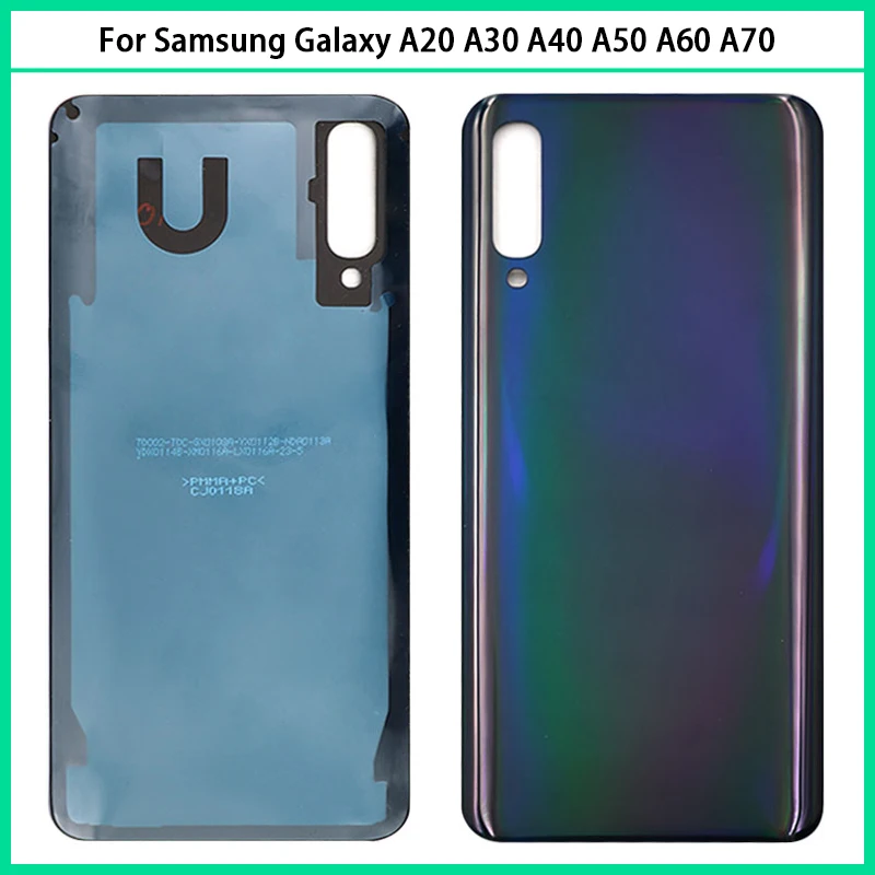 For Samsung Galaxy A20 A30 A40 A50 A70 2019 Plastic Battery Back Cover A205 A305 A405 A505 A705 Rear Door Housing Case Replace | Мобильные