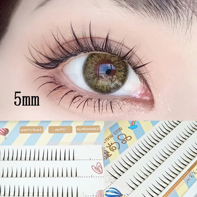 

1Box Big Capacity 5mm Eyelash Extensions Artificial Lashes For Makeup HandMade Natural Lash Extension Supplies