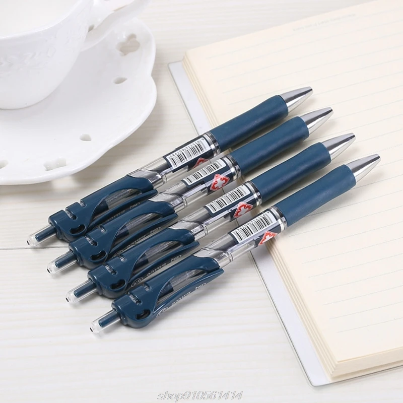 

12 Pcs Rollerball Pen Gel Pen Gel Pen Twice Large Ink Volum w/ Wax Sealed Quick-Drying Ink 0.5 mm Tips Fine J08 21 Dropship