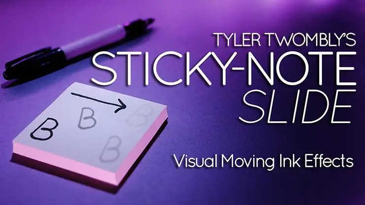 

The Sticky-Note Slide by Tyler Twombly,Magic Tricks