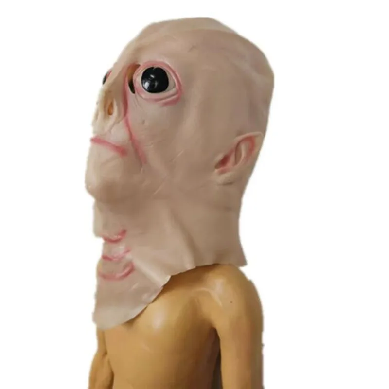 Горячая Распродажа страшная силиконовая маска для лица Alien Ufo Экстра наземные