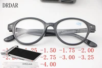drdar 2021 new woman hd lens round retro men black big frame optics myopia finished product with glasses bag glasses cloth