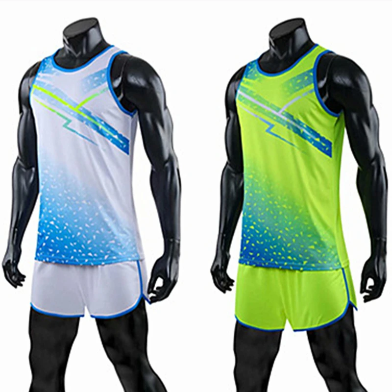 Мужские и детские комплекты для бега спортивная одежда соревнований на
