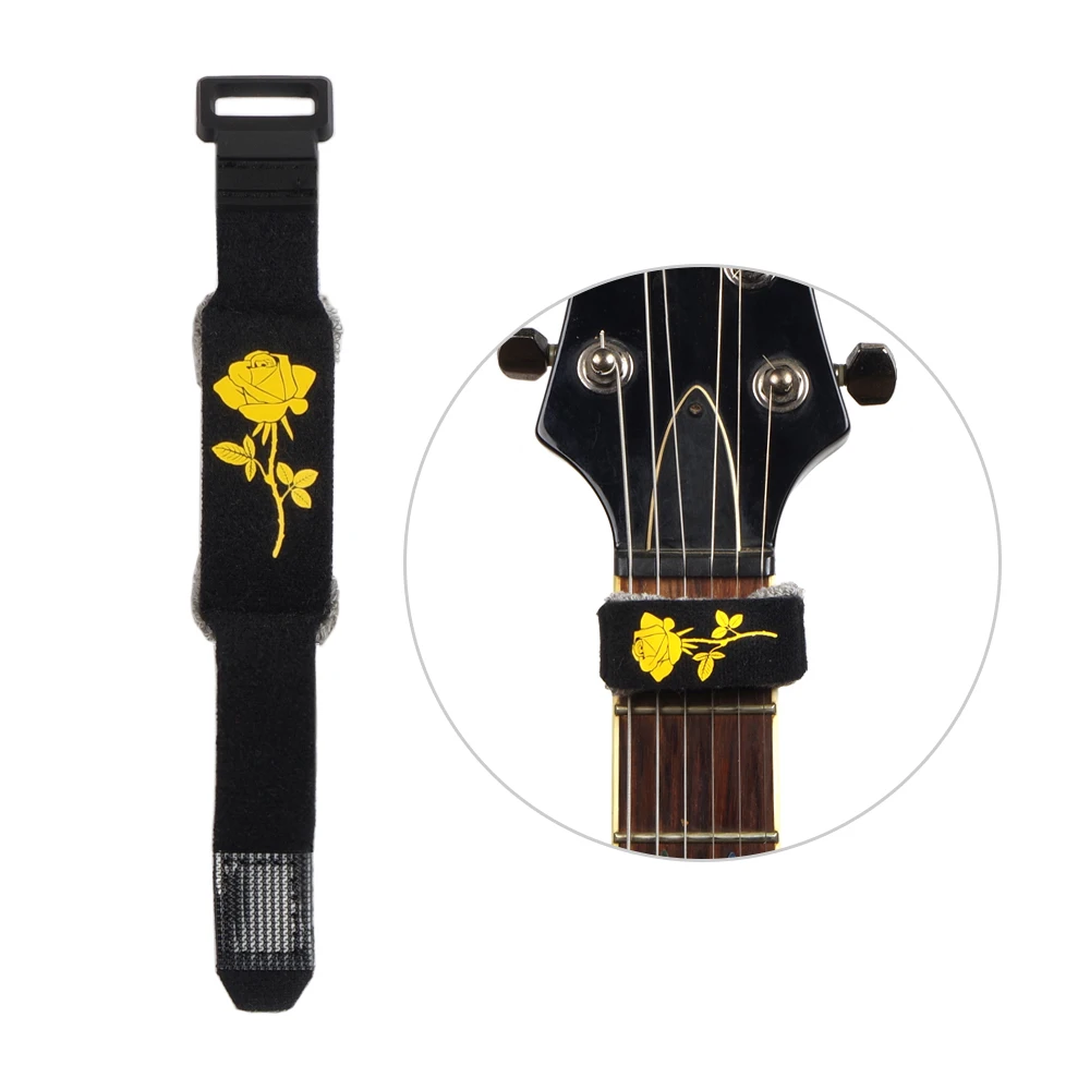 rockhouse gitarre fretwraps saiten muter gitarre string stumm griffbrett stummschaltung wrap 18cm für 6 string akustische elektrische gitarren fr