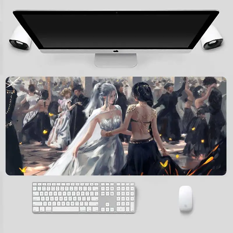 

Aeolian sexy girl Laptop Gaming Mice Mousepad Game Office Work Mouse Mat pad X XL Non-slip Laptop Cushion mouse pad
