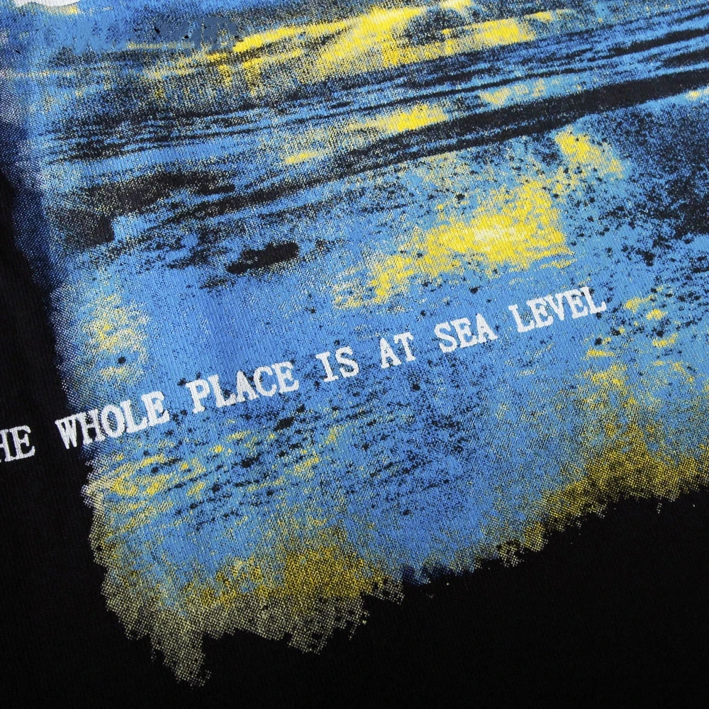 

Dropshipping Long Sleeve Thin Sweatshirts Unisex Hip Hop Harajuku Sunrise Sea Print Pullover Casual Loose Cotton Hoodie Tops Men