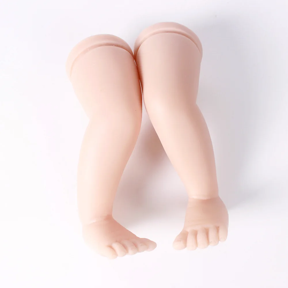 DK-50 22 дюймов реалистичный Reborn Baby DIY модель комплект с незавершенным телом пустой Unpaint кукла наборы Мягкая силиконовая кукла-младенец комплект