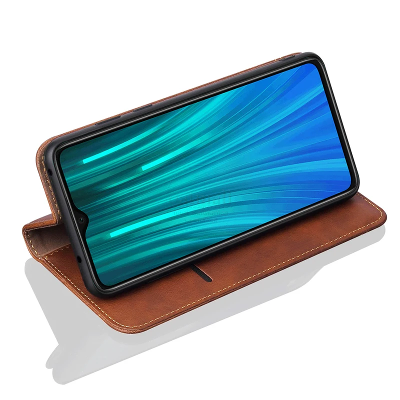 Роскошный тонкий кожаный чехол-книжка в стиле ретро для Xiaomi Redmi Note 8/8 T/8 Pro, чехол-кошелек с подставкой для карт, Магнитный чехол-книжка, чехол для телефона