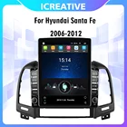 CarPlay Автомагнитола Магнитола Автомобильный мультимедийный плеер, стерео-система на Android, с экраном 9,7 дюйма, с GPS, для Hyundai Santa Fe 2006-2012, типоразмер 2 Din 2 дин андройд Аудио Автомагнитолы