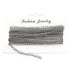 Цепочка Из Нержавеющей Стали, 5 мпартия, ширина 2,5, 3 мм, для изготовления украшений