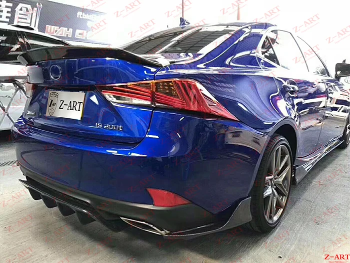 Z-ART задний спойлер из углеродного волокна для Lexus IS200t IS250 IS300 IS300F- углеродное волокно заднее крыло для Lexus