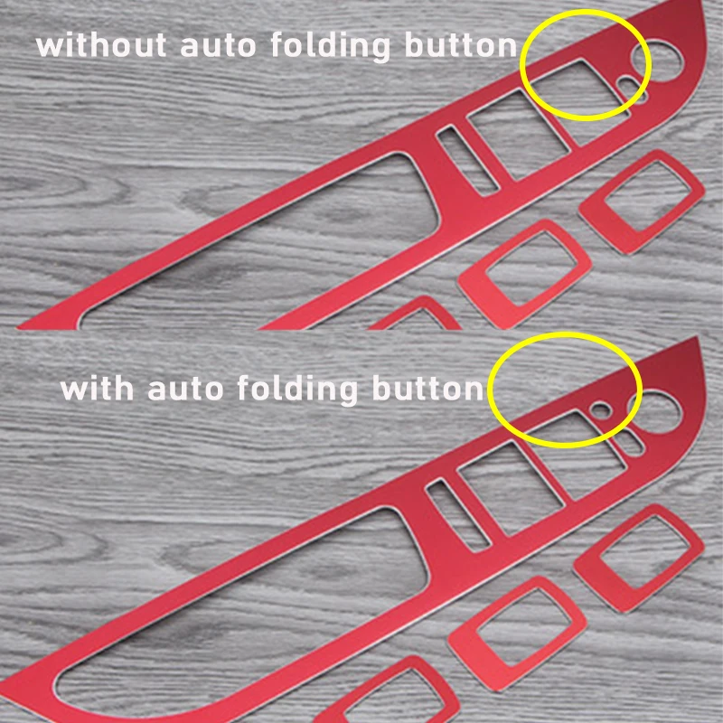 4 шт. стеклоподъемники из алюминиевого сплава/углеродного волокна для автомобиля