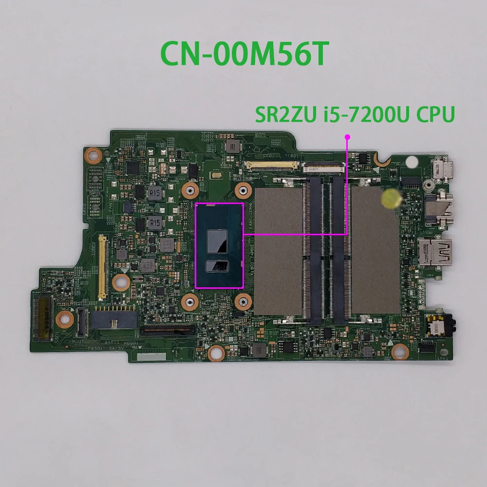 Для Dell Inspiron 13 7378 0M56T 00M56T CN w i5 7200U Процессор DDR4 ноутбук материнская плата системная